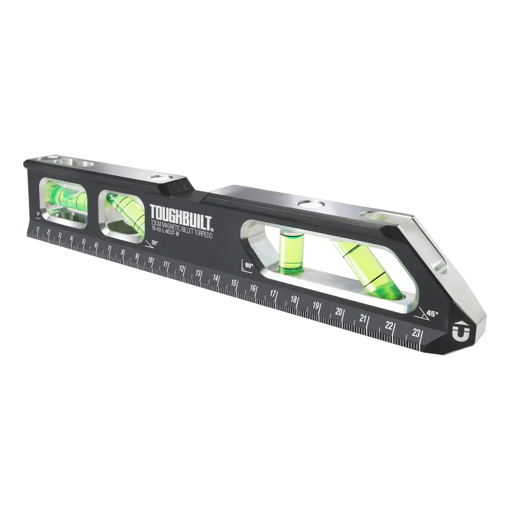 Toughbuilt - spirit level 23cm | magnetic, 4 dragonflies