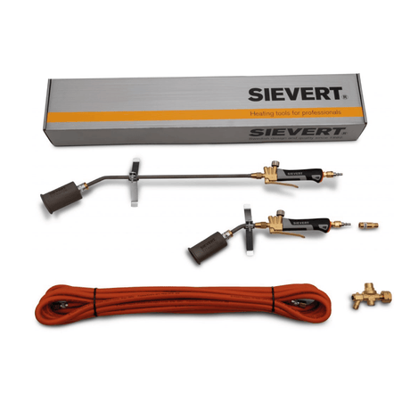 Sievert PRO 88 Titanium Aufschweißbrenner Set