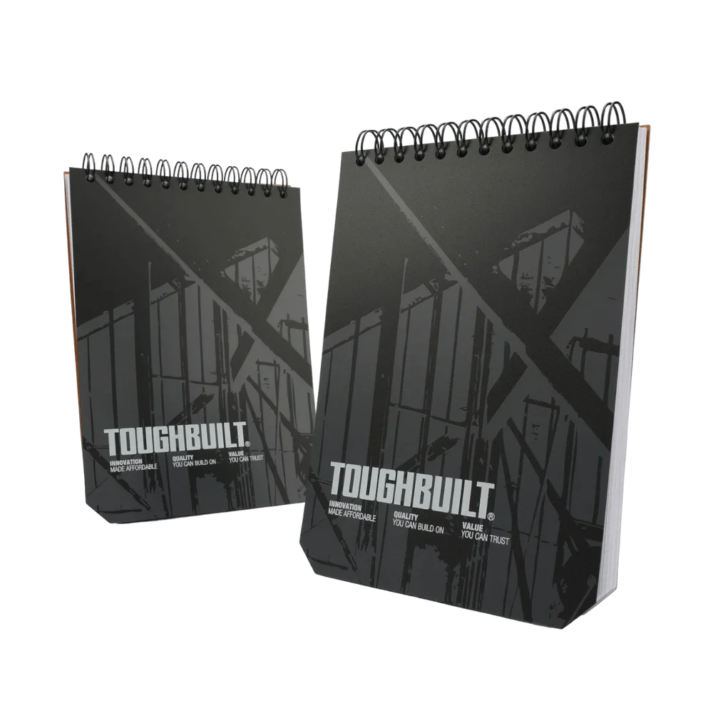 Toughbuilt - 2er-Pack Grid-Notizbücher (groß)