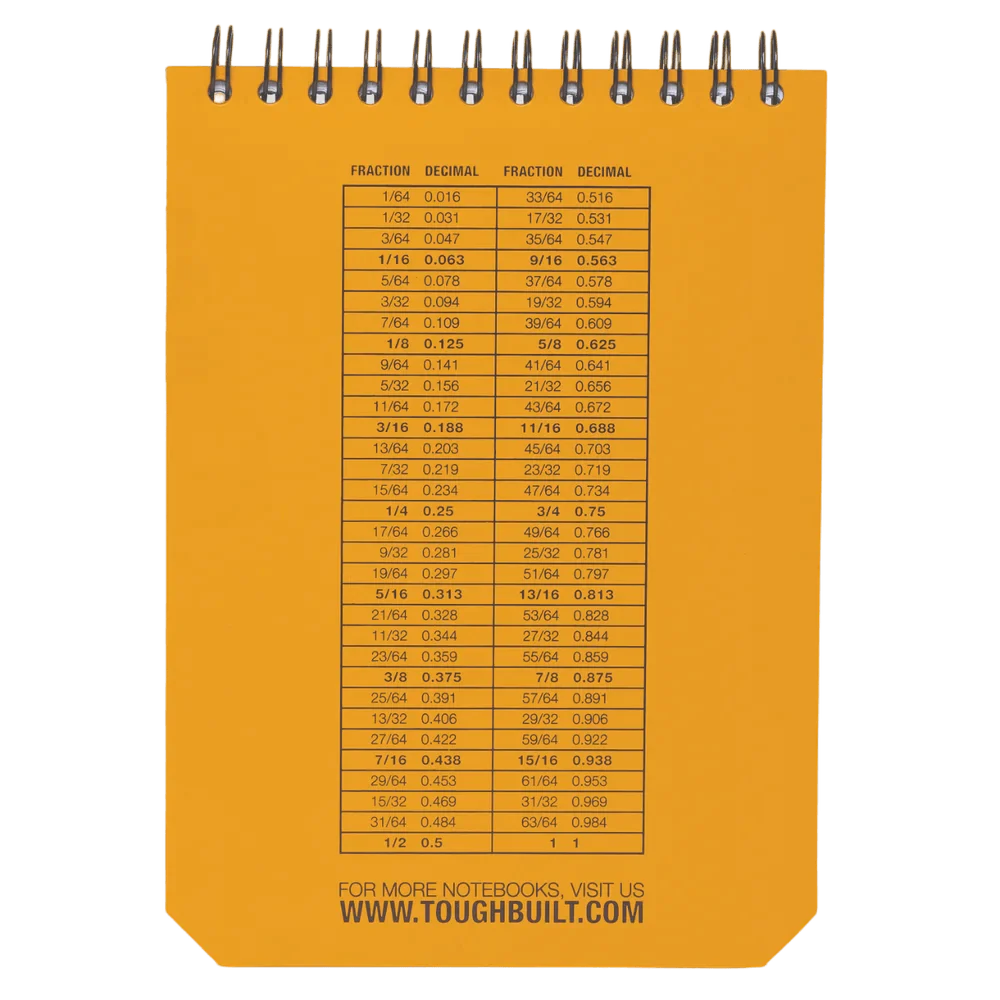 Toughbuilt - 2er-Pack Grid-Notizbücher (groß)