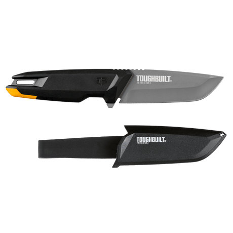 Toughbuilt - Profi Messer mit feststehende Klinge + Holster